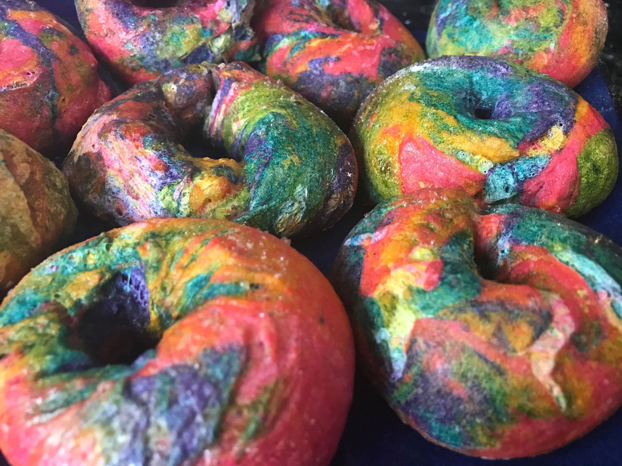 Eat the Rainbow: Rainbow Bagels - How To Unicorn