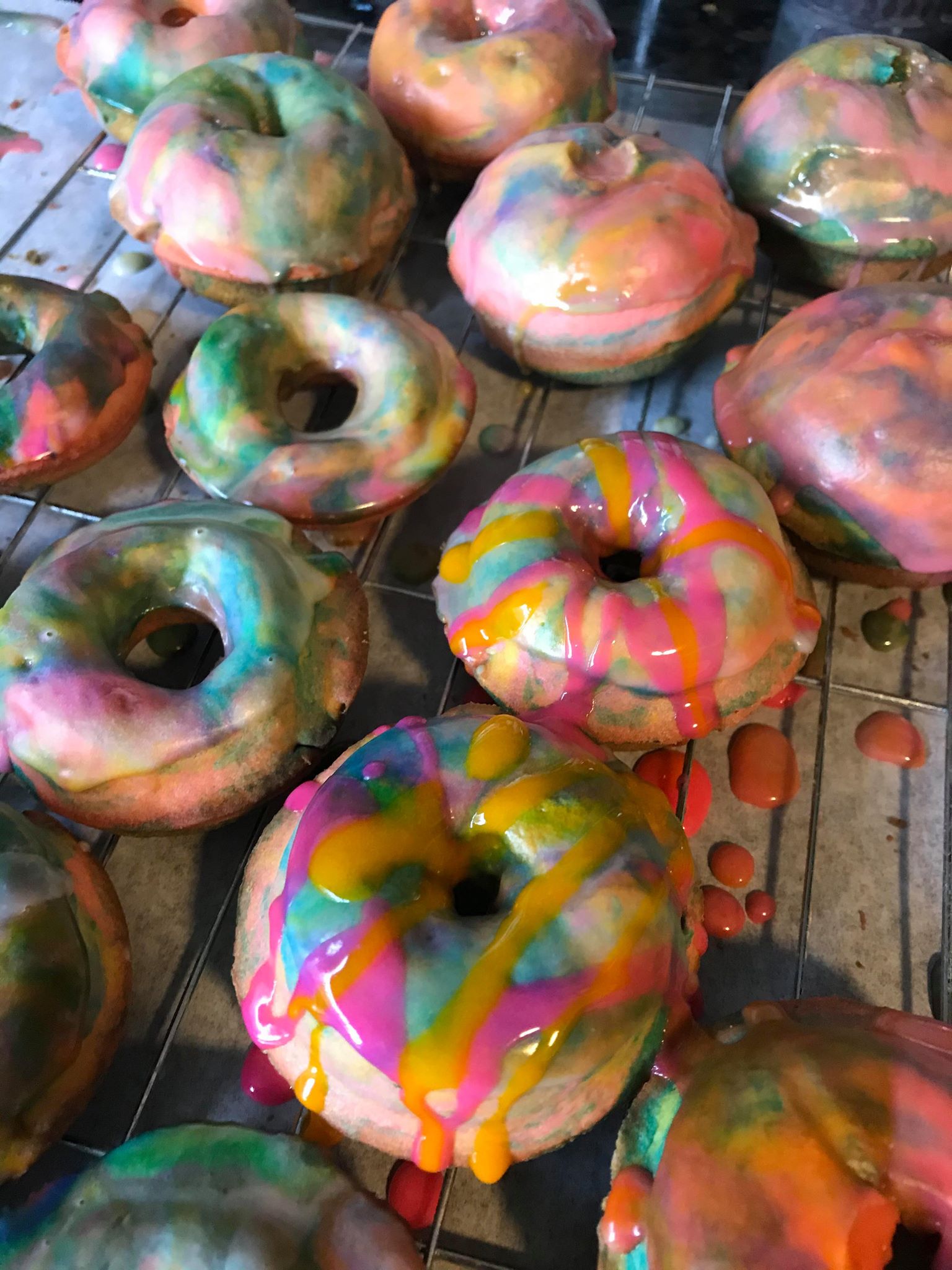 Eat the Rainbow: Baked Rainbow Donuts - How To Unicorn