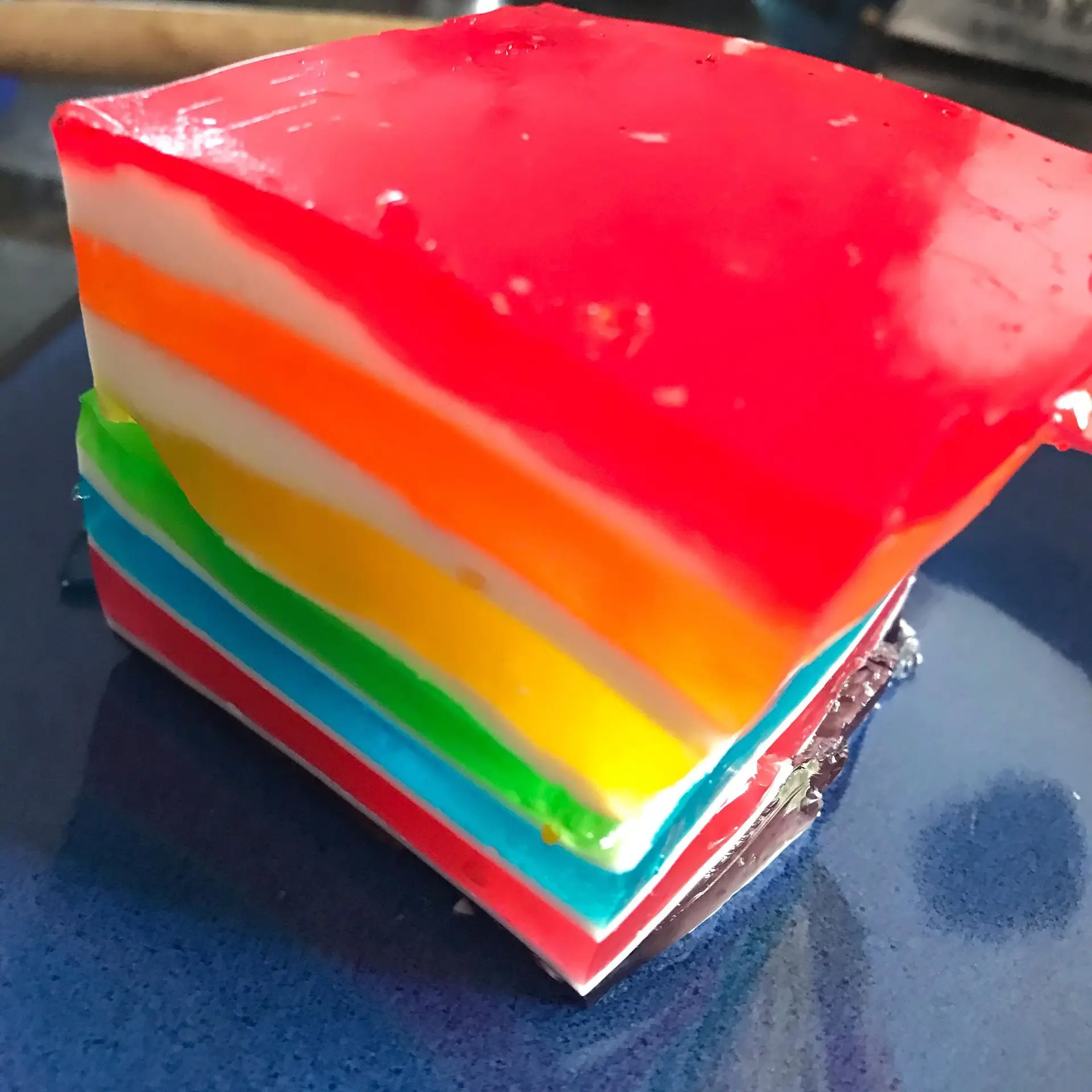 Eat the Rainbow Rainbow Jello How To Unicorn